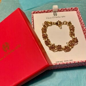 House of Harlow 1960 Gold Knot Bracelet